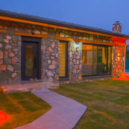 Nyaraló Luxury Stone House With Indoor - Outdoor Pools, Turkish Bath And Sauna In Fethiye *