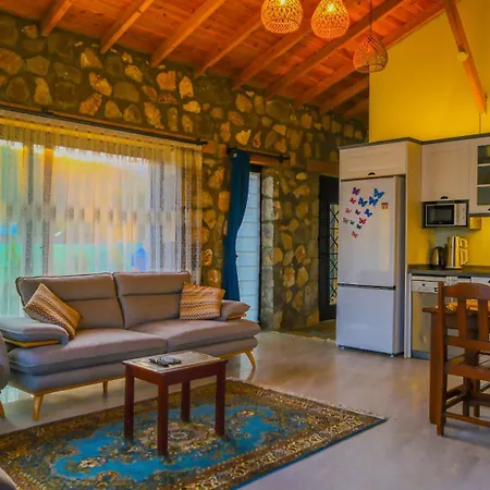 別荘 Luxury Stone House With Indoor - Outdoor Pools, Turkish Bath And Sauna In Fethiye