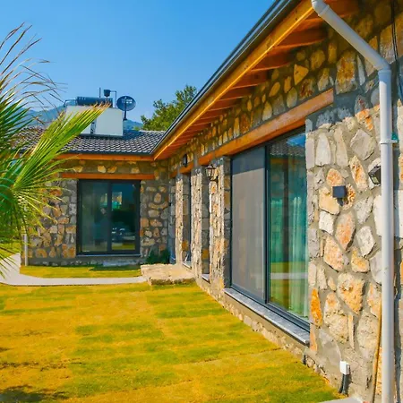 Luxury Stone House With Indoor - Outdoor Pools, Turkish Bath And Sauna In Fethiye *