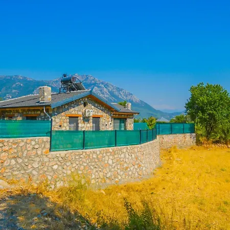 Luxury Stone House With Indoor - Outdoor Pools, Turkish Bath And Sauna In Fethiye 別荘 *