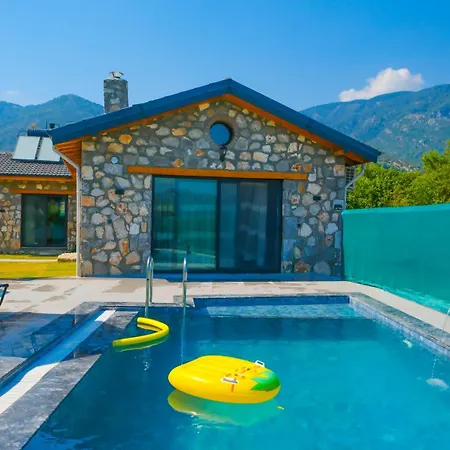 Luxury Stone House With Indoor - Outdoor Pools, Turkish Bath And Sauna In Fethiye * Incirkoy