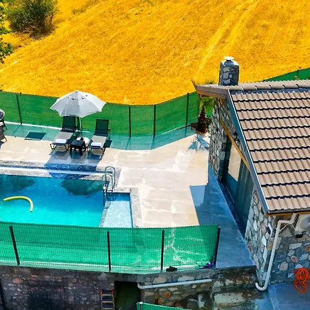 Luxury Stone House With Indoor - Outdoor Pools, Turkish Bath And Sauna In Fethiye 別荘 Incirkoy